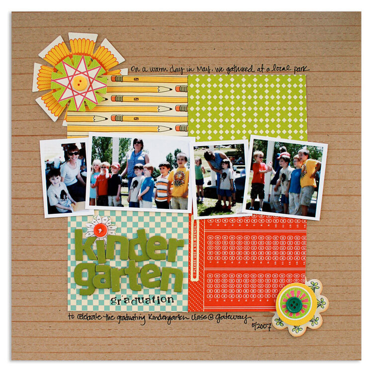 kindergarten graduation&lt;br&gt;{Scrapbook Trends June &#039;10}