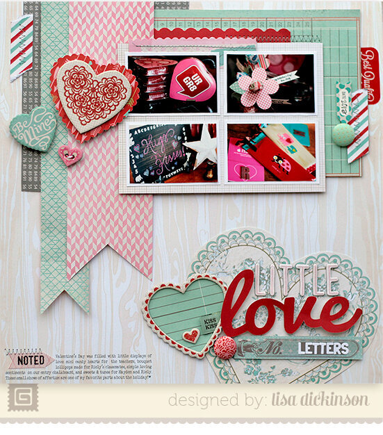 Little Love Letters | Scrapbook Trends Feb &#039;14