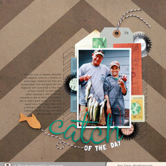 catch of the day | Scrapbook Trends Feb '14