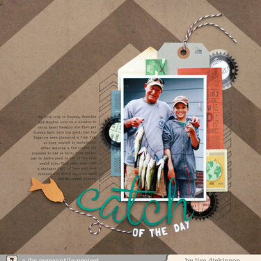 catch of the day | Scrapbook Trends Feb &#039;14