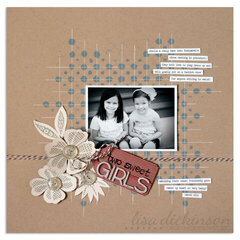 two sweet girls| Scrapbook Trends Aug '13