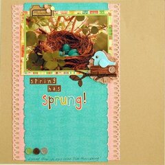 Spring has Sprung!  ***Scrapbook Daisies***