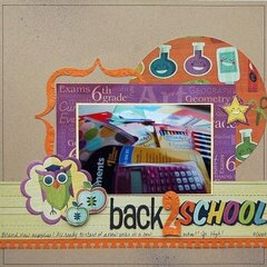 Back 2 School  ***Scrapbook Daisies Sept Kit***
