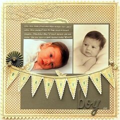 Beautiful Boy   ***Scrapbook Daisies***