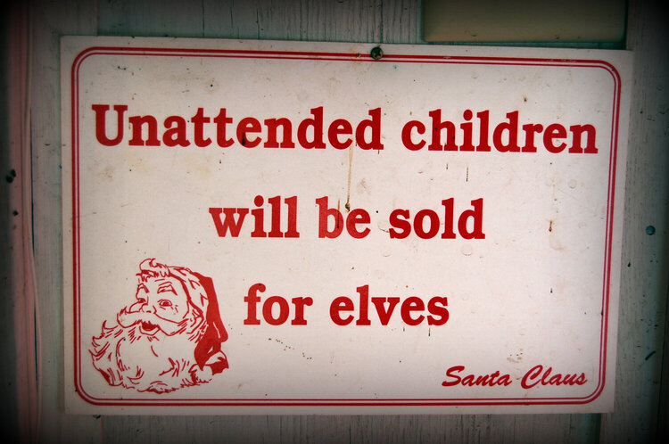 Santa Sign