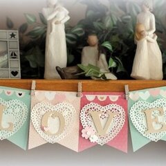 LOVE Banner  **Pebbles**