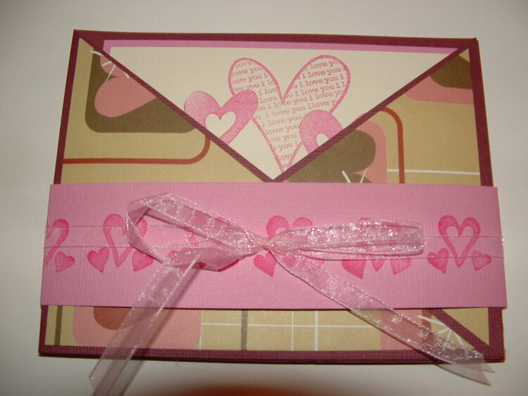 Valentine Criss-Cross Card