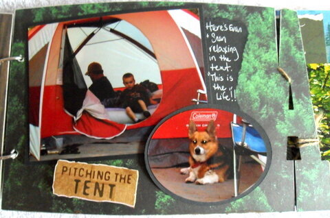 Mini Album-Pitching the tent