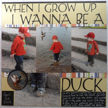 When I Grow Up I Wanna Be A Duck