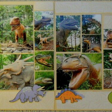 Dinosaurs at the Oregon zoo