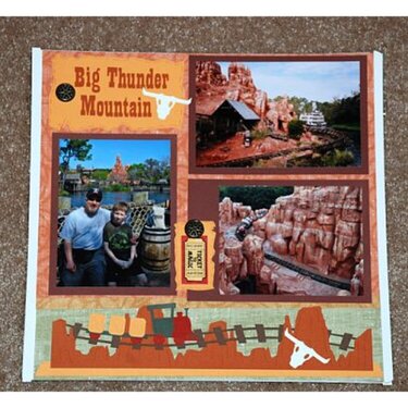 Disney Vacation:  Magic Kingdom Big Thunder Mountain Railroad