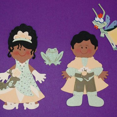 Princess Tiana, Prince Naveen, and Ray