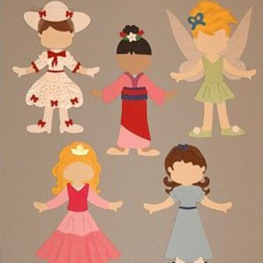 Disney Character Sizzix Dolls