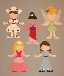 Disney Character Sizzix Dolls