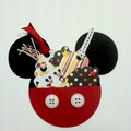 Mickey Mouse Icon Pouch with Mini Tags