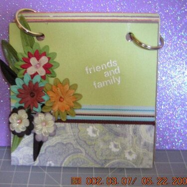 Family and Friends Date Book