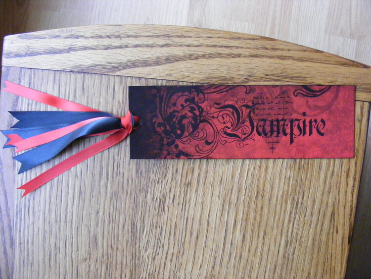 Vampire Bookmark