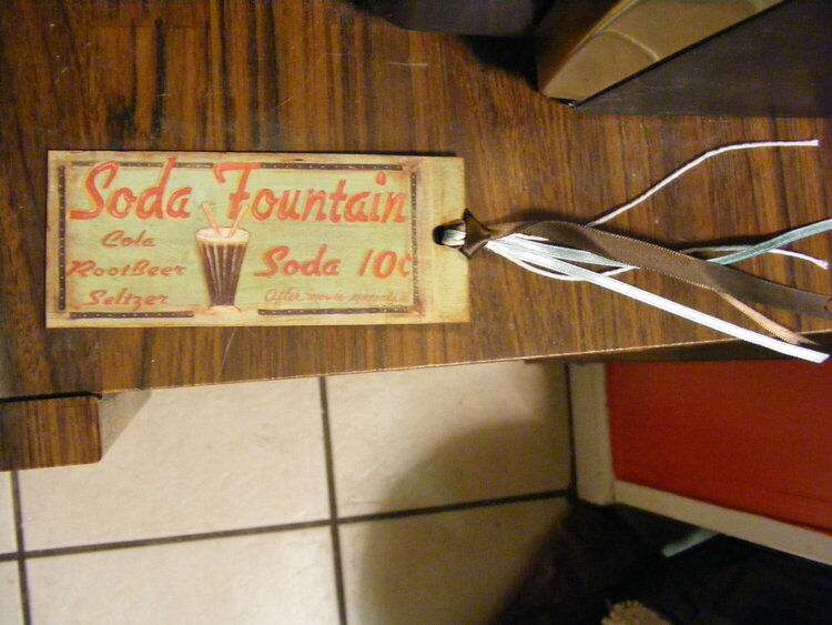 Soda Fountain Bookmark