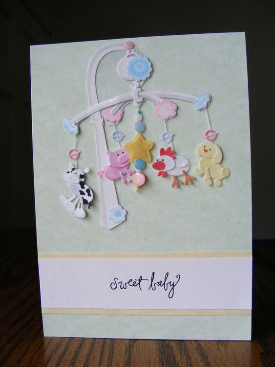 Baby Mobile Card