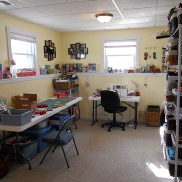 the other half of my scrap/crafty space