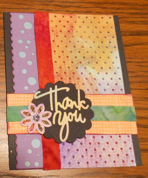 Thank You dots card