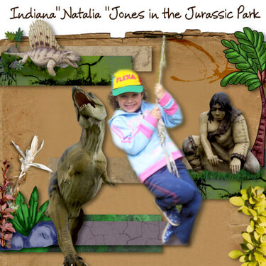 Indiana Natalia Jones in the Jurassic Park