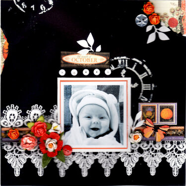 October Page for GGD Indi (3 months old)