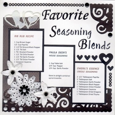 Favorite Seasoning Blends