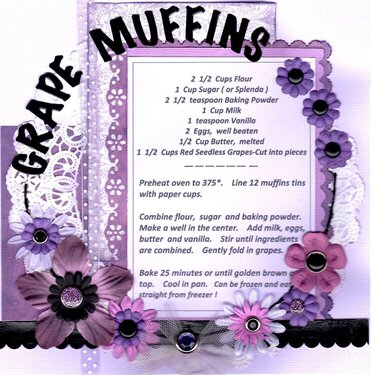 Recipes - Grape Muffins