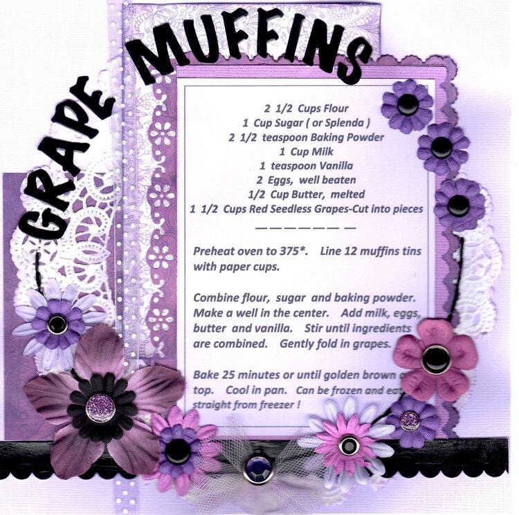 Recipes - Grape Muffins