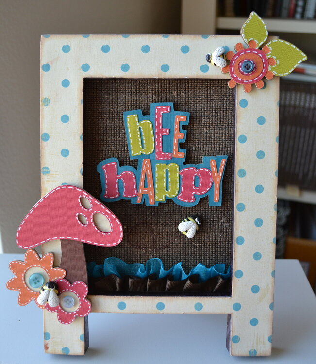 Bee Happy Altered Frame