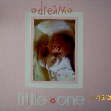 Dream little one