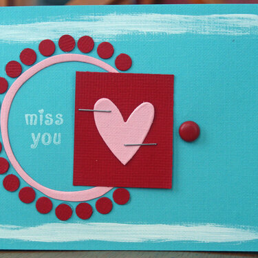 ***miss you card***