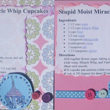 Stupid Moist Miracle Whip Cupcakes