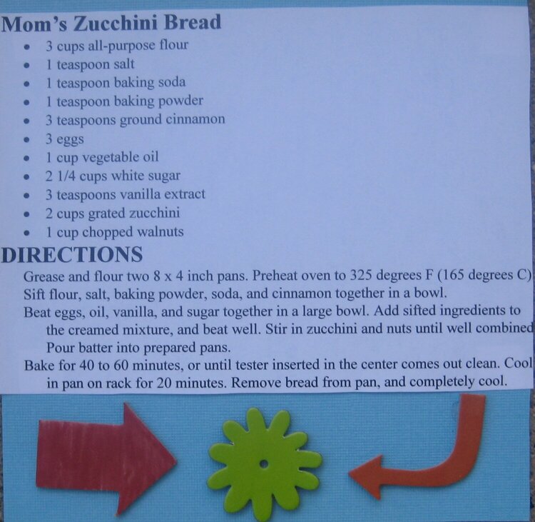 Mom&#039;s Zucchini Bread