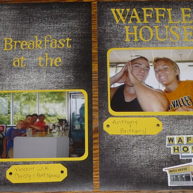 Breakfast at the WAFFLE HOUSE