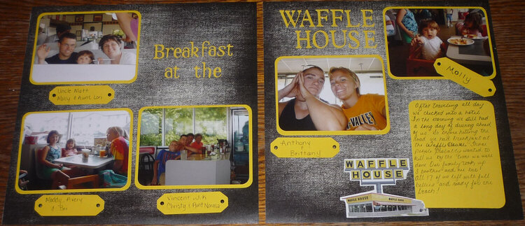 Breakfast at the WAFFLE HOUSE