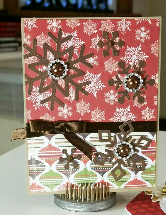 Die Cut Snowflake Card