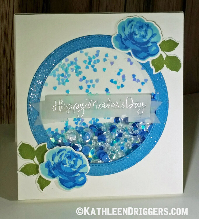 Mother&#039;s Day Shaker Card