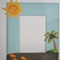 Beach Themed Mirror Frame