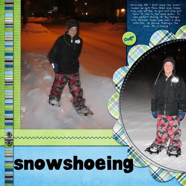 Snowshoeing