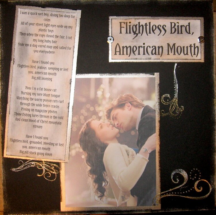 FLIGHTLESS BIRD, AMERICAN MOUTH
