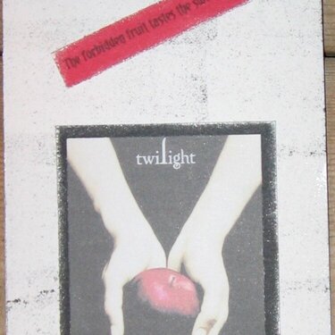 TWILIGHT BIRTHDAY PARTY INVITATION (FRONT COVER)