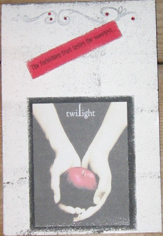 TWILIGHT BIRTHDAY PARTY INVITATION (FRONT COVER)