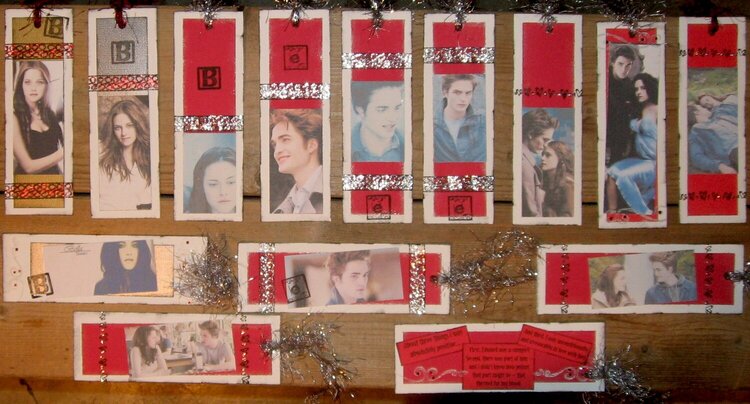 TWILIGHT BOOKMARK PARTY FAVORS
