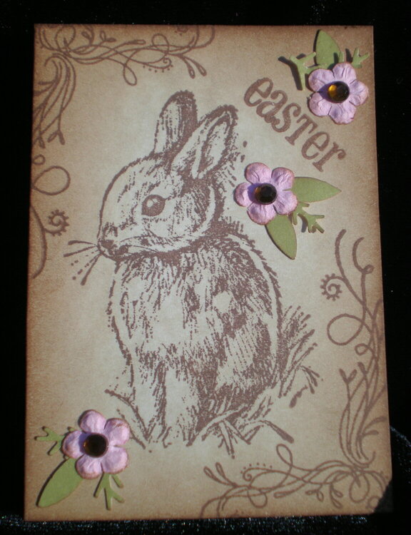 Easter Bunny ATC