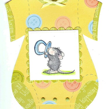 House~Mouse Onsie Card