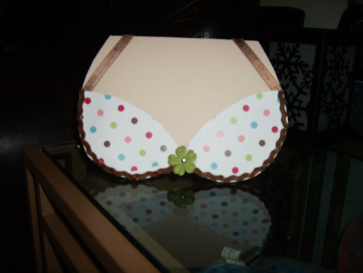 Bra and Panty invite, front