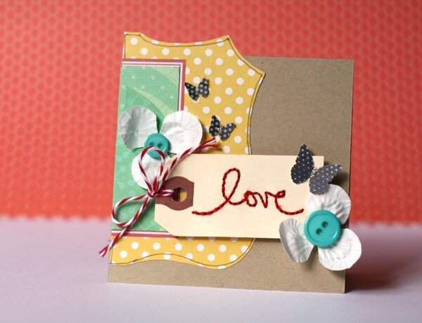 * Stitched cards *