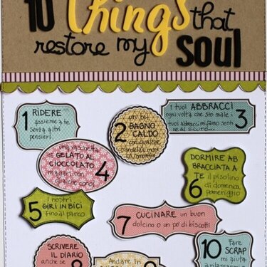 10 things that restore my soul